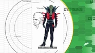 Unused artwork of Dr. Venom in Otomedius G.