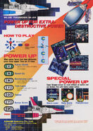European arcade flyer (back)