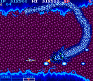 Intruder in Life Force. (arcade)