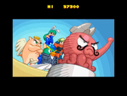 Hikaru in the opening cutscene of Sexy Parodius.