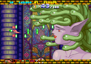 Shooting Star fighting Medusa.