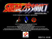 Solar Assault: Gradius title screen