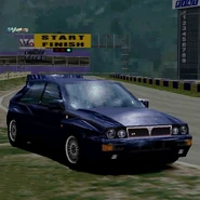 The Lancia Delta HF Integrale Evoluzione '91 as it appears in Gran Turismo 2.