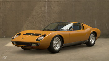 Lamborghini Miura P400 Bertone Prototype CN0706 '67 (Pebble Beach Concours d'Elegance Polyphony Digital Trophy '08)