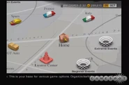 The Main Menu in Gran Turismo 4.