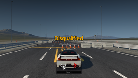 License test fail in Gran Turismo 6 (If the player collides with a obstacle).