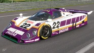 H. Britt's XJR-9; a slight variation of the base livery.