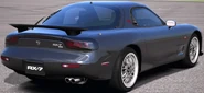 The Mazda RX-7 Type RZ (FD, J) '95 as seen from behind.