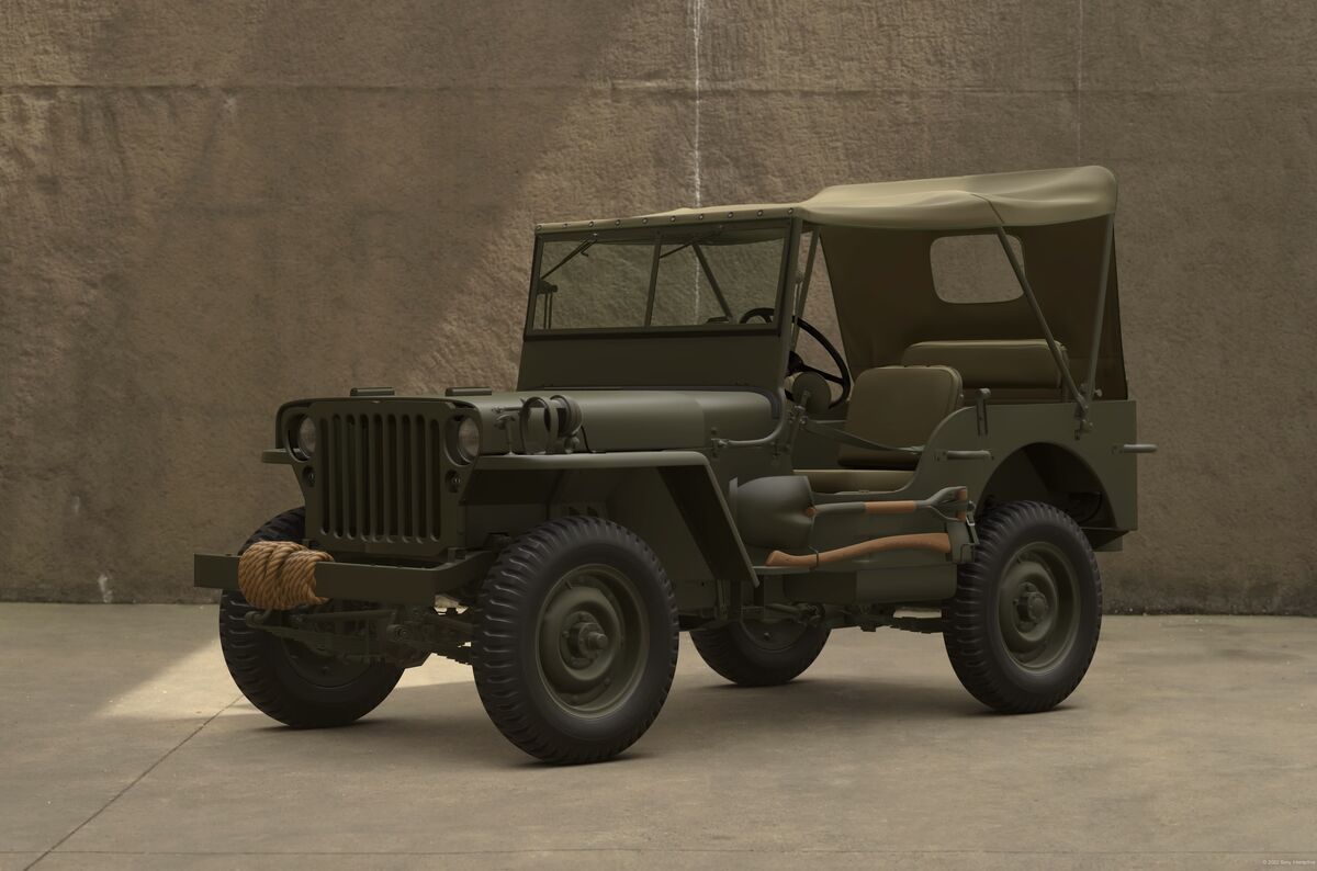 Детский электромобиль Jeep Willys YKE 4137