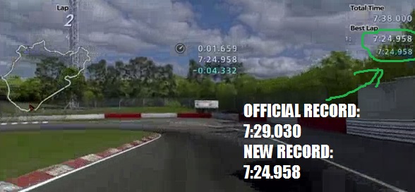 GT-R Official Record trophy in Gran Turismo 5