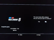 GT5 Requesting Deletion Of Another Users Save Data