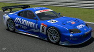 Igor Fraga's livery in the All Japan GT Car Championship Special Event, based on the Team Le Mans Esso Ultraflo Supra