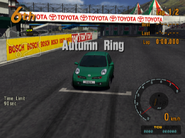 Start of a Normal level race, a 2-lap race.