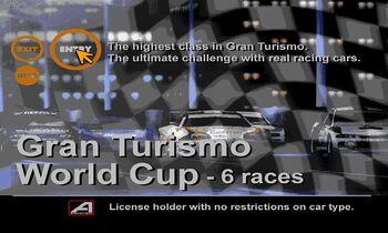 GT1 Gran Turismo World Cup