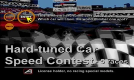 Hard-Tuned Car Speed Contest