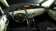 The car's interior view as seen in Gran Turismo 7.