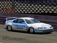 A Honda PRELUDE Si '91 with racing modifications applied.