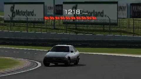 Gran Turismo PSP Toyota SPRINTER TRUENO GT-APEX '83 (AE86) drift in Motorland