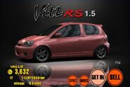 The special colored variant of the Toyota VITZ RS 1.5 '00 as it appears in Gran Turismo 3: A-Spec.