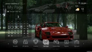 Gran Turismo 5 Prologue menu screen.