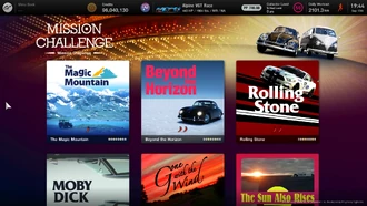 Gran Turismo 7 Mission Challange Menu