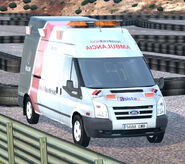 A Ascari Race Resort version of the Ford Transit Trackside Prop seen in Gran Turismo 6.