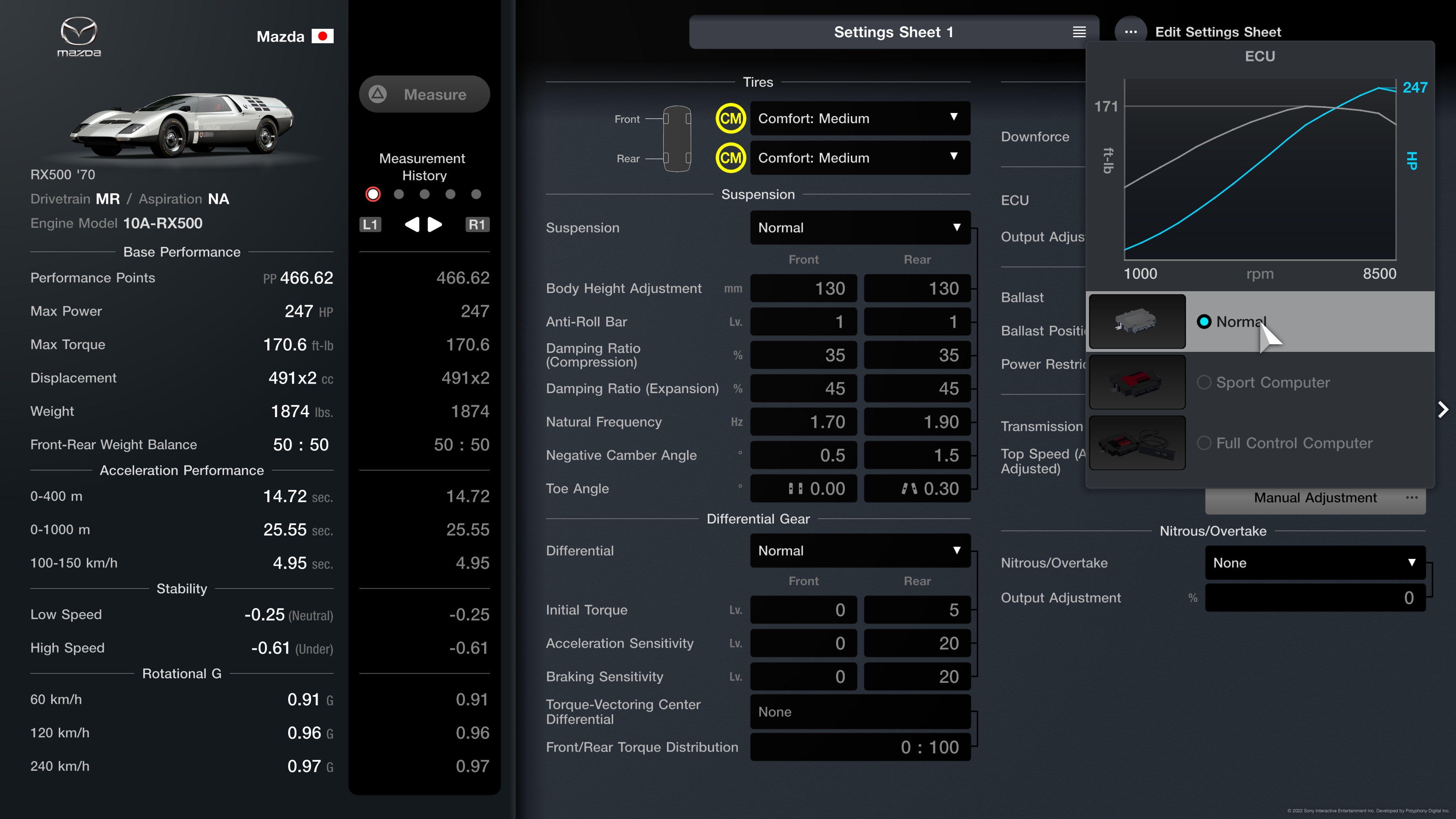 Gran Turismo 7: Best tuning settings and cars for Sport mode