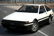 The Toyota SPRINTER TRUENO GT-APEX (AE86) '83 as it appears in Gran Turismo 6.