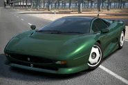 The Jaguar XJ220 '92 as it appears in Gran Turismo 6.