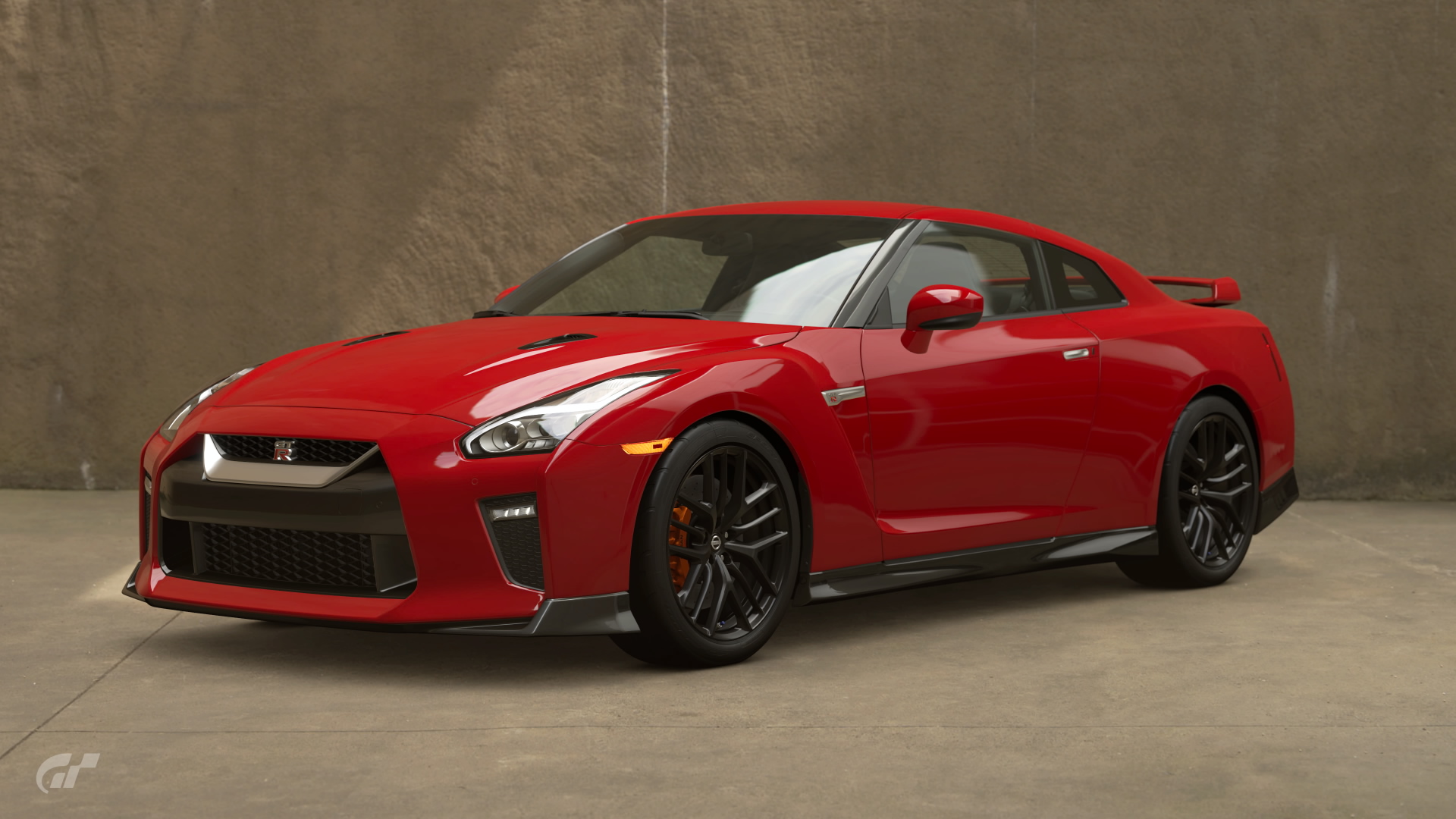 Premium Photo  Car Nissan GTR r35 Powered by Nismo Red