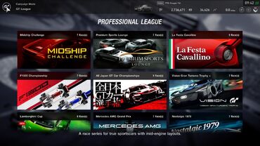Gran Turismo racing league advertising