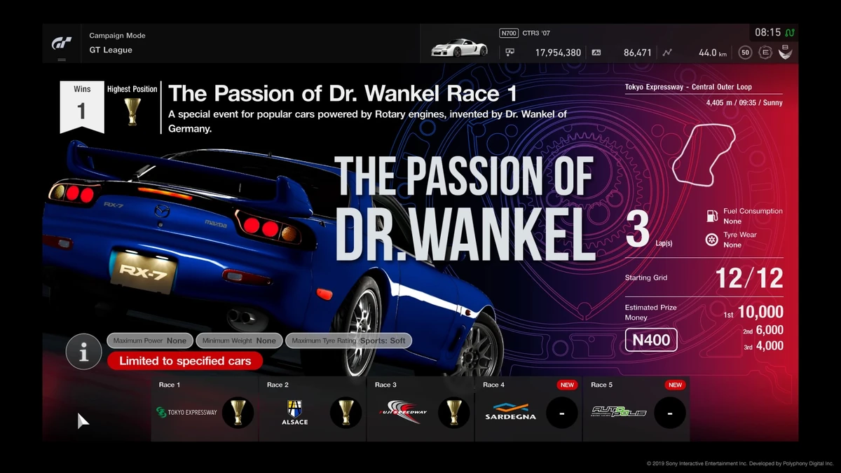 The Passion of Dr. Wankel Gran Turismo Wiki Fandom