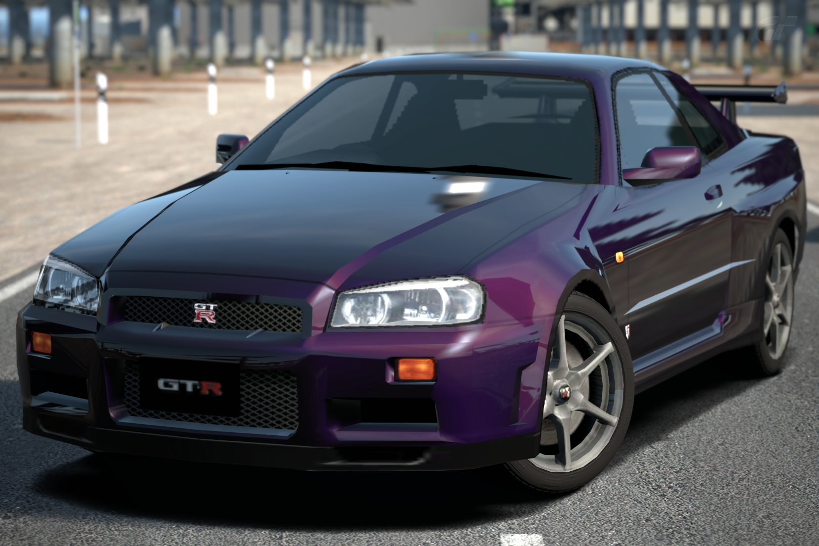 Super Rare R34 Nissan Skyline GT-R V-Spec In Midnight Purple Up For Sale In  U.S.