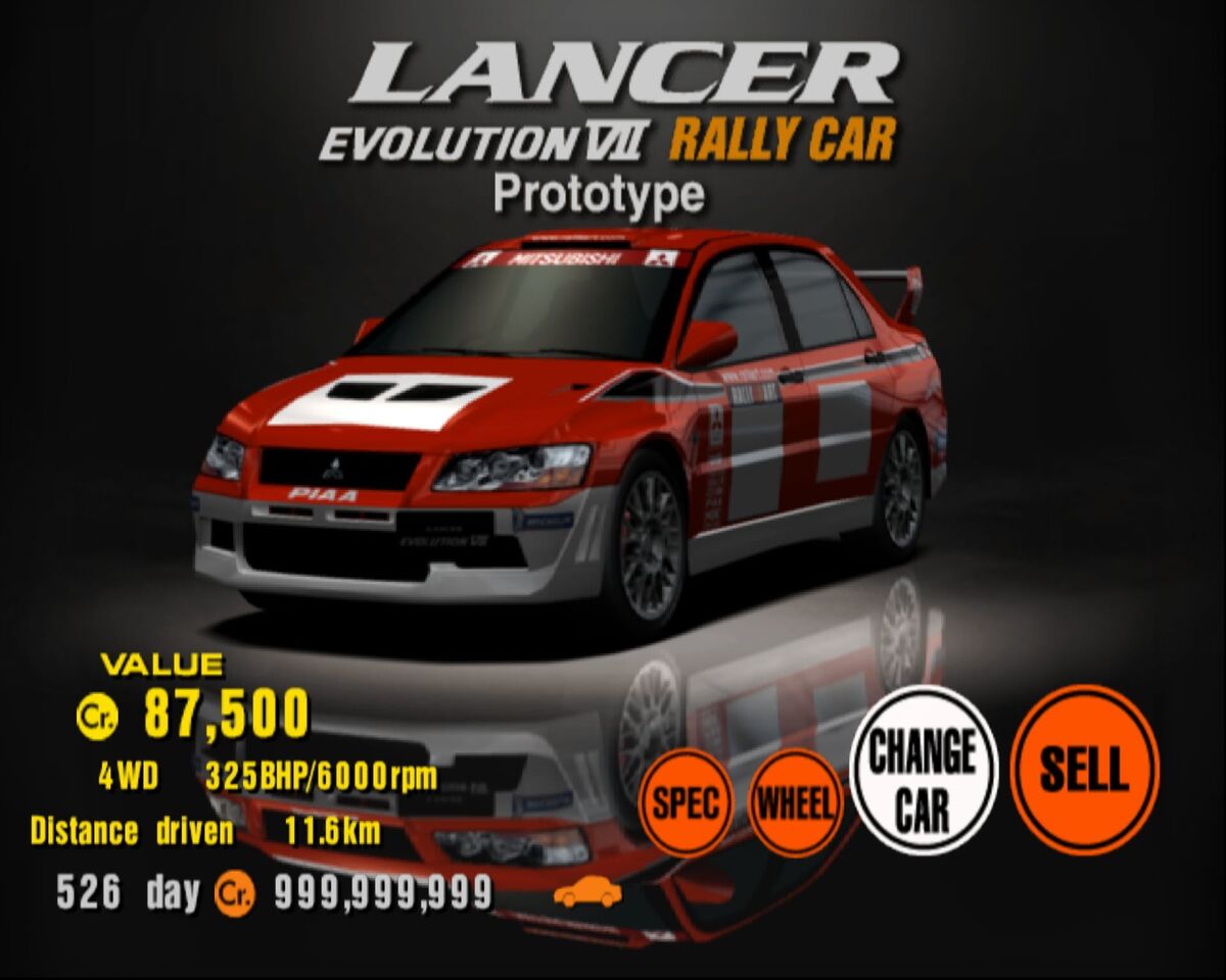 Mitsubishi Lancer Evolution VII Rally Car Prototype | Gran