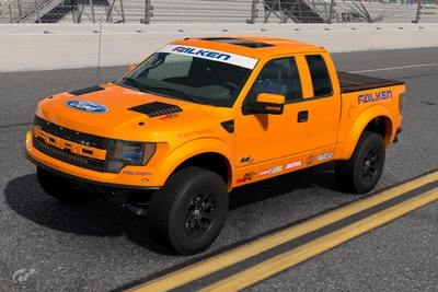 Benjamin Bader/R. Heck's livery in the Pick-up Truck Race events.