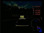 License test fail in Gran Turismo 3: A-Spec.