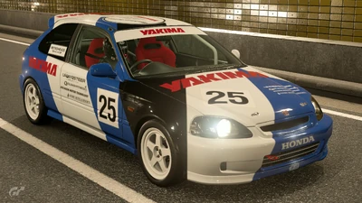 A. Kato's livery in the Honda Civic One-Make Special Event, based on the #20 Trampio EF Civic from the 1990 Macau Grand Prix