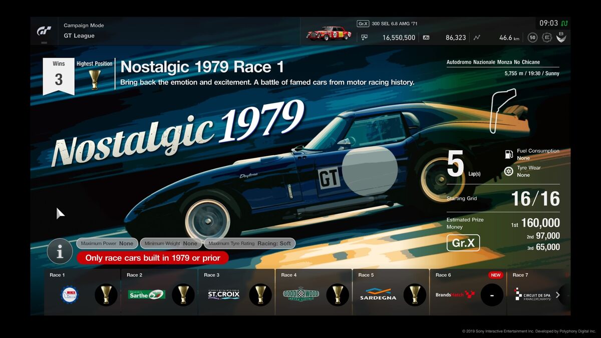 Nostalgic 1979 - LIVE (GT Sport) 