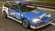 K. Kimura's EF Civic, based on the #26 Kawai Steel EF Civic from the 1989 Macau Grand Prix.