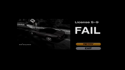 Gran Turismo 4 (GT4) license test crash