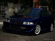 Mitsubishi Lancer Evolution VI GSR TOMMI MAKINEN EDITION '00.jpg (183 KB) The Mitsubishi Lancer Evolution VI GSR TOMMI MAKINEN EDITION '00 as it appears in Gran Turismo 4.