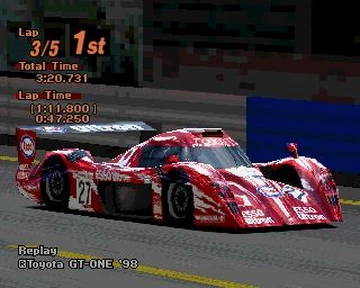 NO SPARK Toyota TS020 GT-One #27 9th 24 Heures du Mans 1998 1/43 HPI