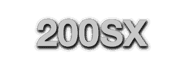 The vehicle banner as it appears in the PAL version of Gran Turismo 4, also used by the 180SX Model.