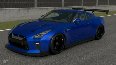 N. Fukushi/O. van der Ven's livery in the Nissan GT-R Cup events.