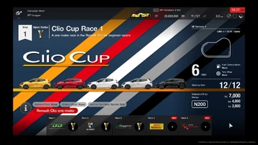 Gran Turismo®SPORT Clio Cup