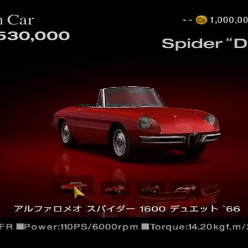 Alfa Romeo Spider 1600 Duetto 66 Gran Turismo Wiki Fandom Alfa Romeo Spider 1600 Duetto 66 Gran Turismo Wiki Fandom