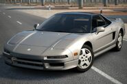 The Premium version of the Acura NSX '91 as it appears in Gran Turismo 5 and Gran Turismo 6. Note the absence of a front license plate.