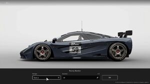 GTS McLaren F1 GTR Racing Number