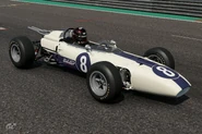 U. Hanson's livery, based on the Ferrari 1512 F1 used by the NART team and driven by Lorenzo Bandini.