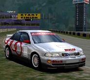 An Audi S4 '98 with racing modifications applied. The livery of which is the same as the Audi A4 BTCC.